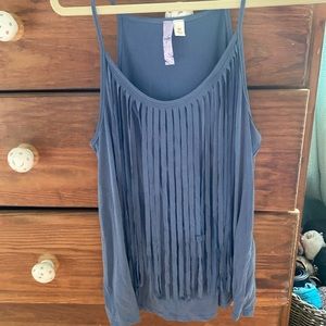 Fringe tank top